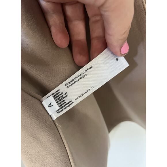 NWOT Eileen Fisher | Flex Tencel Ponte Notch Collar Jacket Size 1X Tan New - Picture 5 of 5